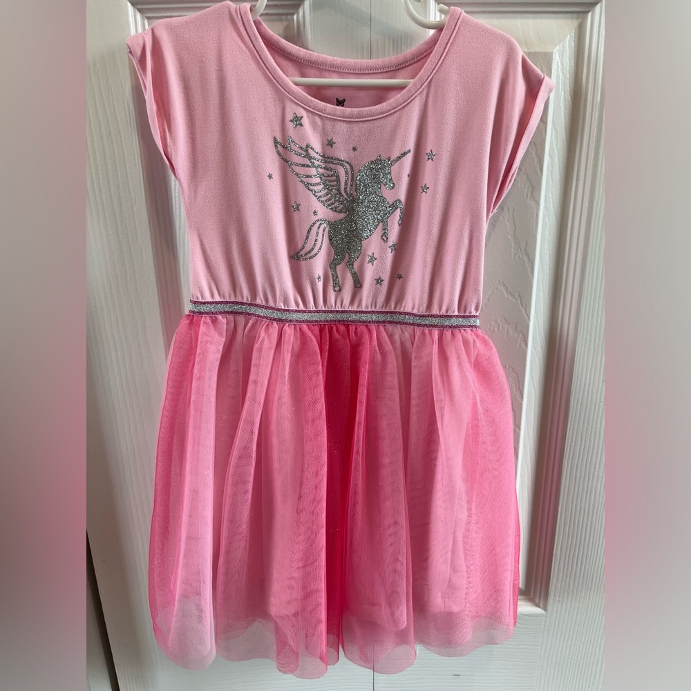 Sparkly pink unicorn dress